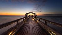 Die Seebrücke zur blauen Stunde von Kellenhusen