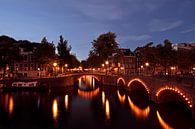 Amsterdam bij nacht aan de Keizersgracht van Eye on You thumbnail