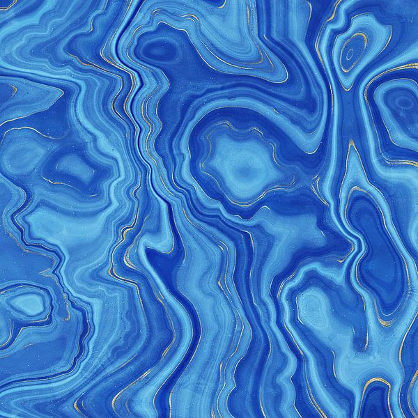 Blauer Achat Textur 01 von Aloke Design