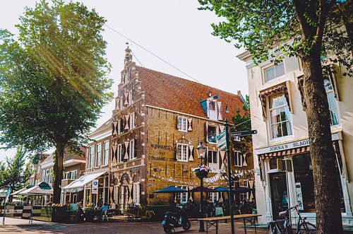Historisch pakhuis in Harlingen, Friesland