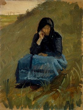 Eine Feldpredigt. Figurenstudie, Anna Ancher