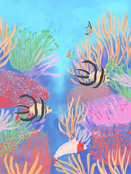 Coral Reef Reverie by Aliya Putrus