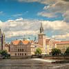 Skyline Praag bij Karelsbrug van Ilya Korzelius