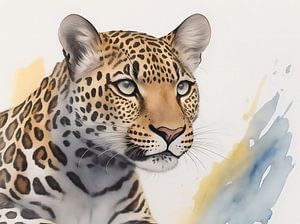 Proud leopard