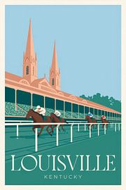Louisville, Kentucky Vintage Travel Poster sur Poster Art Shop