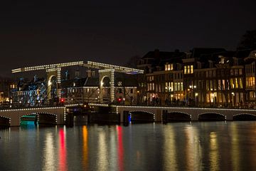 De Magere Brug  - Amsterdam van Barbara Brolsma