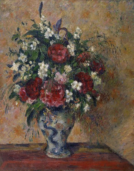Camille Pissarro-Now still living with peonies and fake orange by finemasterpiece