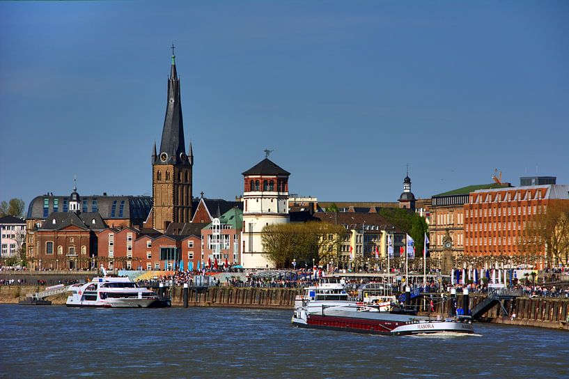 Vue sur la ville de Düsseldorf par Edgar Schermaul