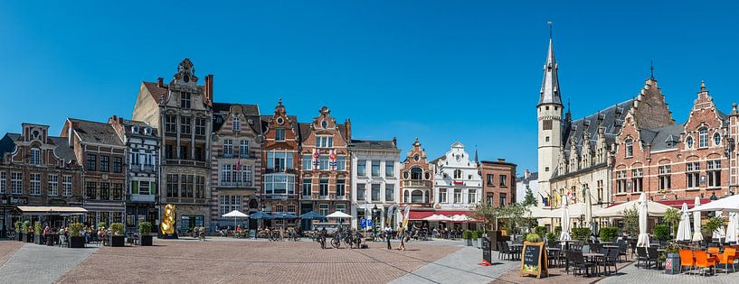 Dendermonde Market Square by Werner Lerooy