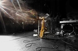 Where words fail, music speaks | Saxophone on the music stage by RB-Photography