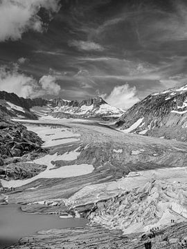 Rhône-gletsjer van Patrick van Lion