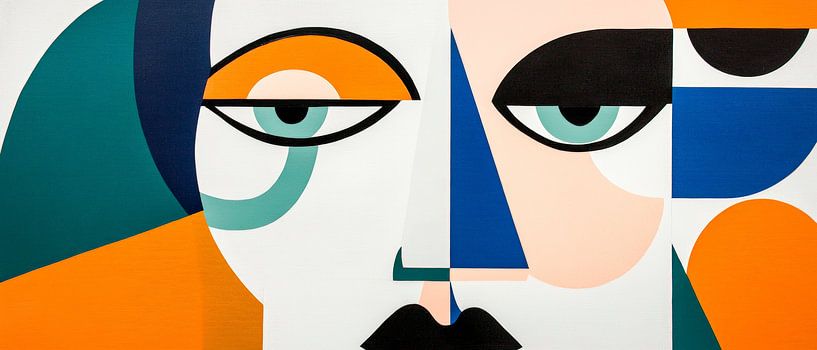 Les facettes colorées de l'âme par Poster Art Shop