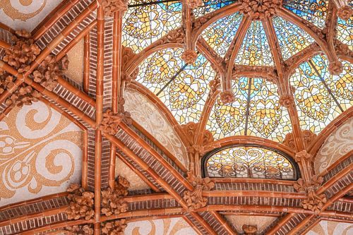 Castells of Light - The Hospital de Sant Pau Ceiling