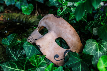 Masker met muzieknoten