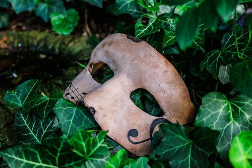 Masker met muzieknoten