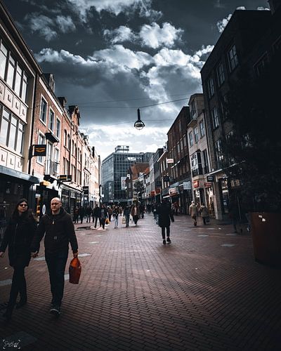 de stad die langzaam weer tot leven komt