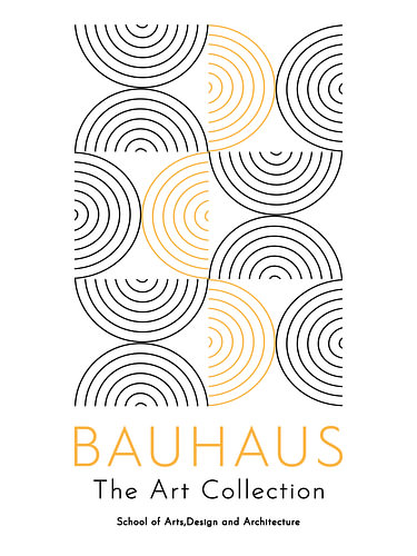 Bauhaus Golden Hour – Minimalistisch Abstract Kunstwerk in Zwart, Wit en Goud