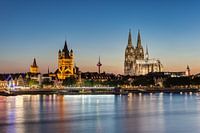 Cologne in the evening