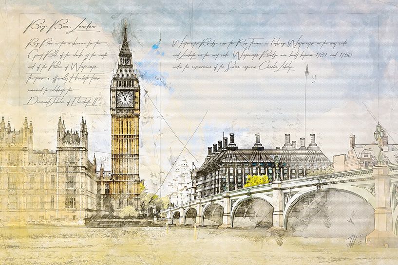 Big Ben, London by Theodor Decker