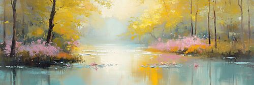 Light in the Marsh Flowers by Art Whims