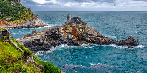 St Peter's Church, Portovenere, Liguria, Italy.