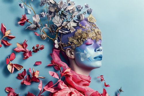 Dromerige en Surrealistische Collage over Tijd