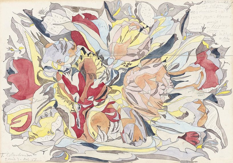 Flower Market, Theo Colenbrander by Masterful Masters