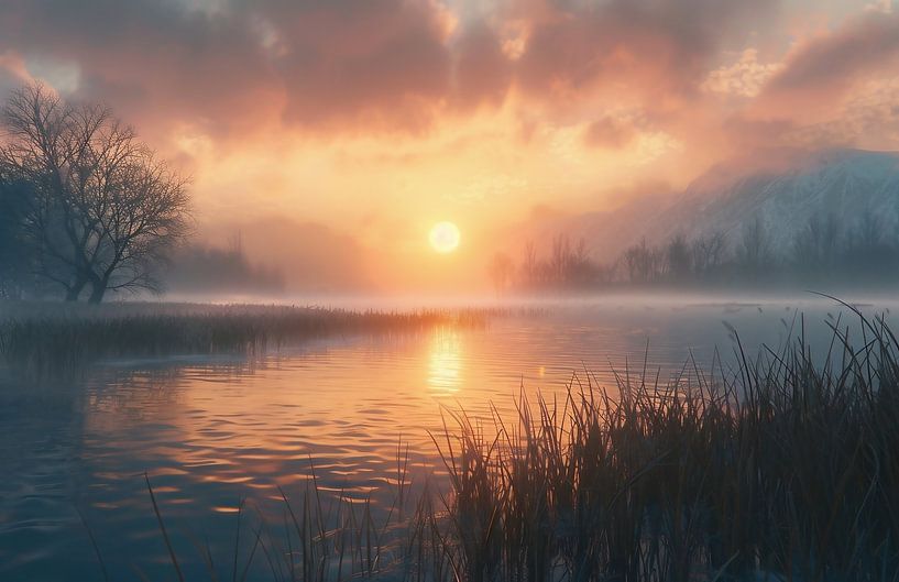 Magisch licht aan de kust van fernlichtsicht