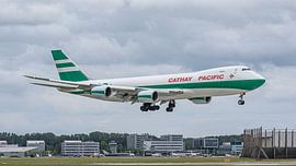 Cathay Pacific Cargo Boeing 747-8 freighter. by Jaap van den Berg