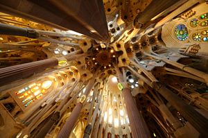 De Sagrada Familia in Barcelona (1) van Merijn van der Vliet