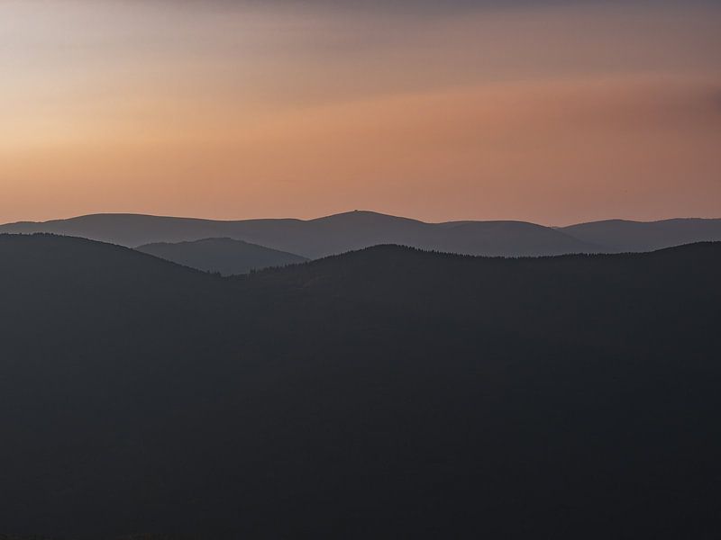 Night falls over the Vosges Mountains by Martijn Joosse
