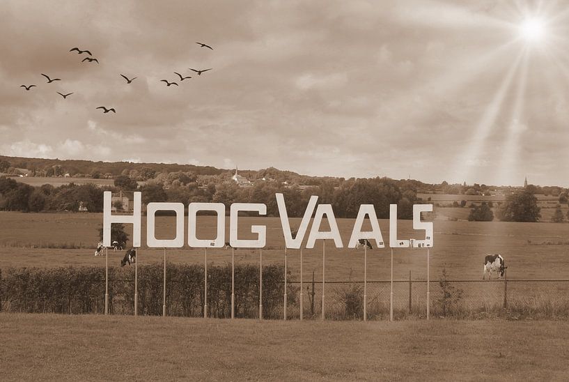 Vaals in sepia van Jose Lok