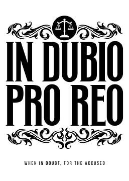 In Dubio Pro Reo - Wettelijk principe van het vermoeden van onschuld van Pixelbull Design