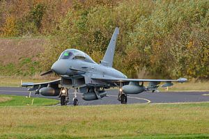 Zweisitziger Eurofighter Typhoon der Luftwaffe.