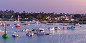 Der Hafen von Ploumanac'h, Bretagne, Frankreich