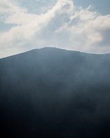 Silhouette des Vulkans Mount Bromo | Java, Indonesien
