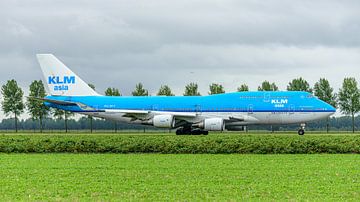 Avion de transport de passagers KLM Boeing 747-400.
