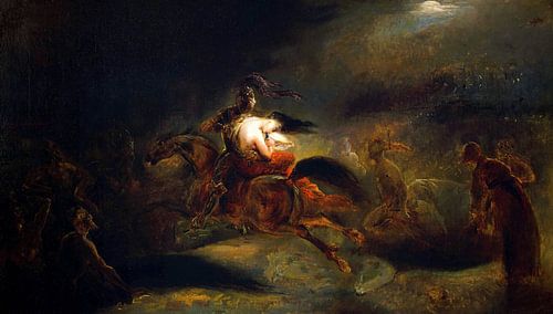 Ary Scheffer,De ballad van Lenore, The Dead Travel Fast