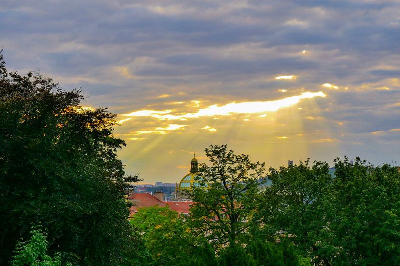 Prague - Warm sunshine by Wout van den Berg