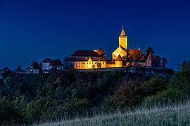 The Leuchtenburg castle near Kahla in Thuringia by Roland Brack