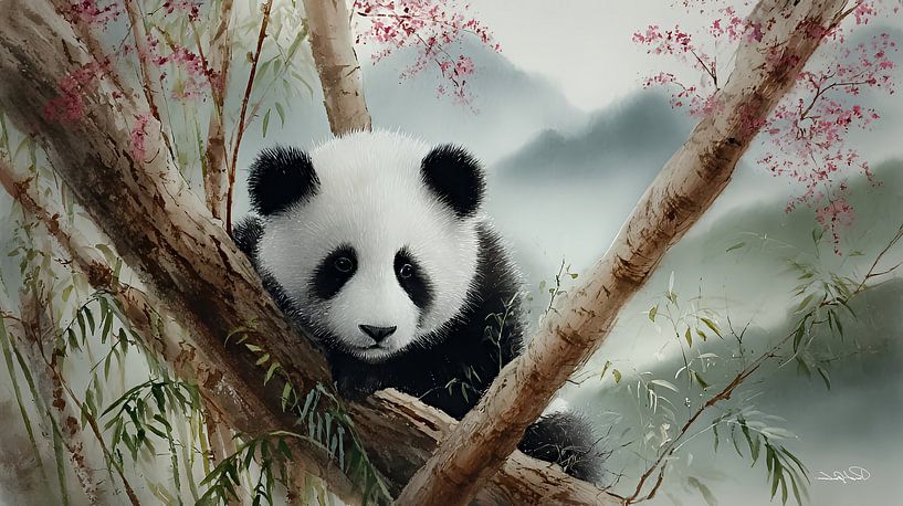Pandabär / Pandabär von Gelissen Artworks