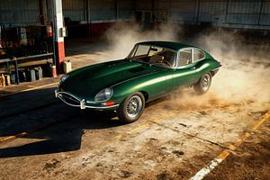 1960 Jaguar Type E Racing: Eleganz in der Werkstatt