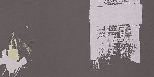 Abstracte minimalistische kunst in Wild Wonder Flexa kleuren in taupe, roze en goud