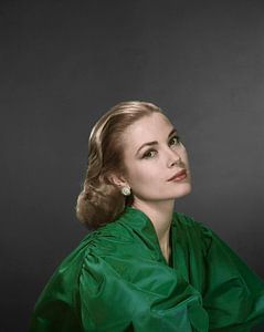 Grace Kelly in de jaren '50 van Bridgeman Images