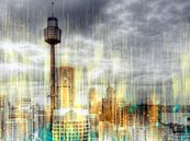 City-Art SYDNEY Rainfall by Melanie Viola thumbnail