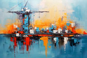 Port abstrait sur ARTemberaubend