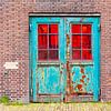 Urbex - Porte double rouillée sur Photo Henk van Dijk