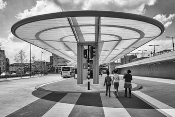 Vers la gare routière de Tilburg... sur Eugene Winthagen