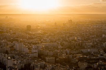 Paris during the golden hour