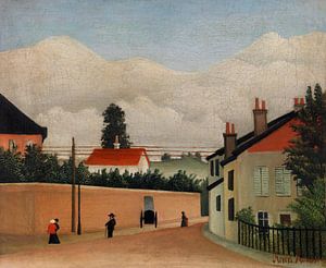 Outskirts of Paris (Environs de Paris) (ca. 1895) by Henri Rousseau van Studio POPPY